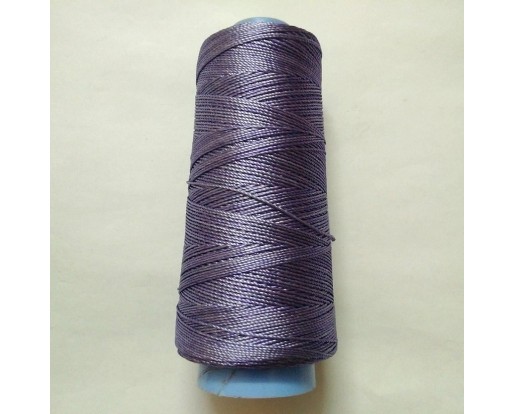 WISTERIA (VIOLET) - 275+ Yards Viscose Rayon Art Silk Thread Yarn - Embroidery Crochet Knitting Lace Trim Jewelry